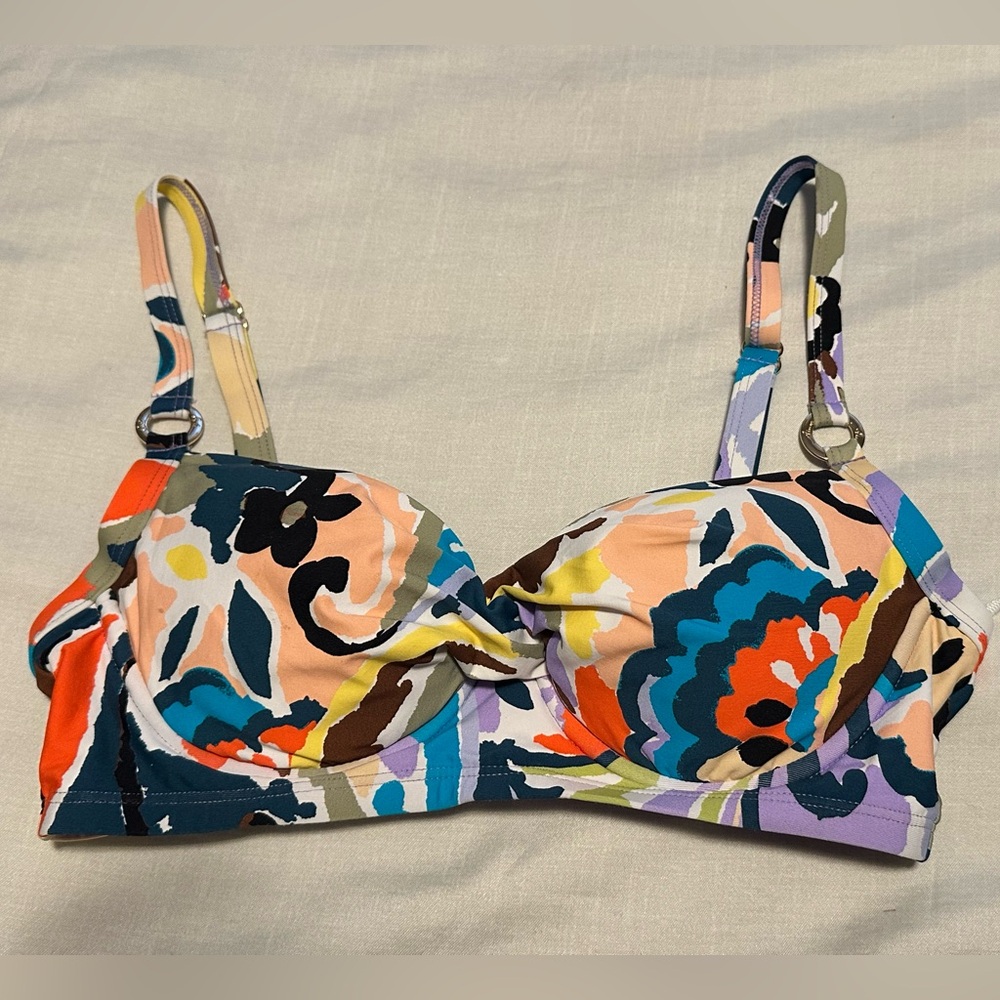 Anne Cole Multi-Color Underwire Push-Up Bikini Top